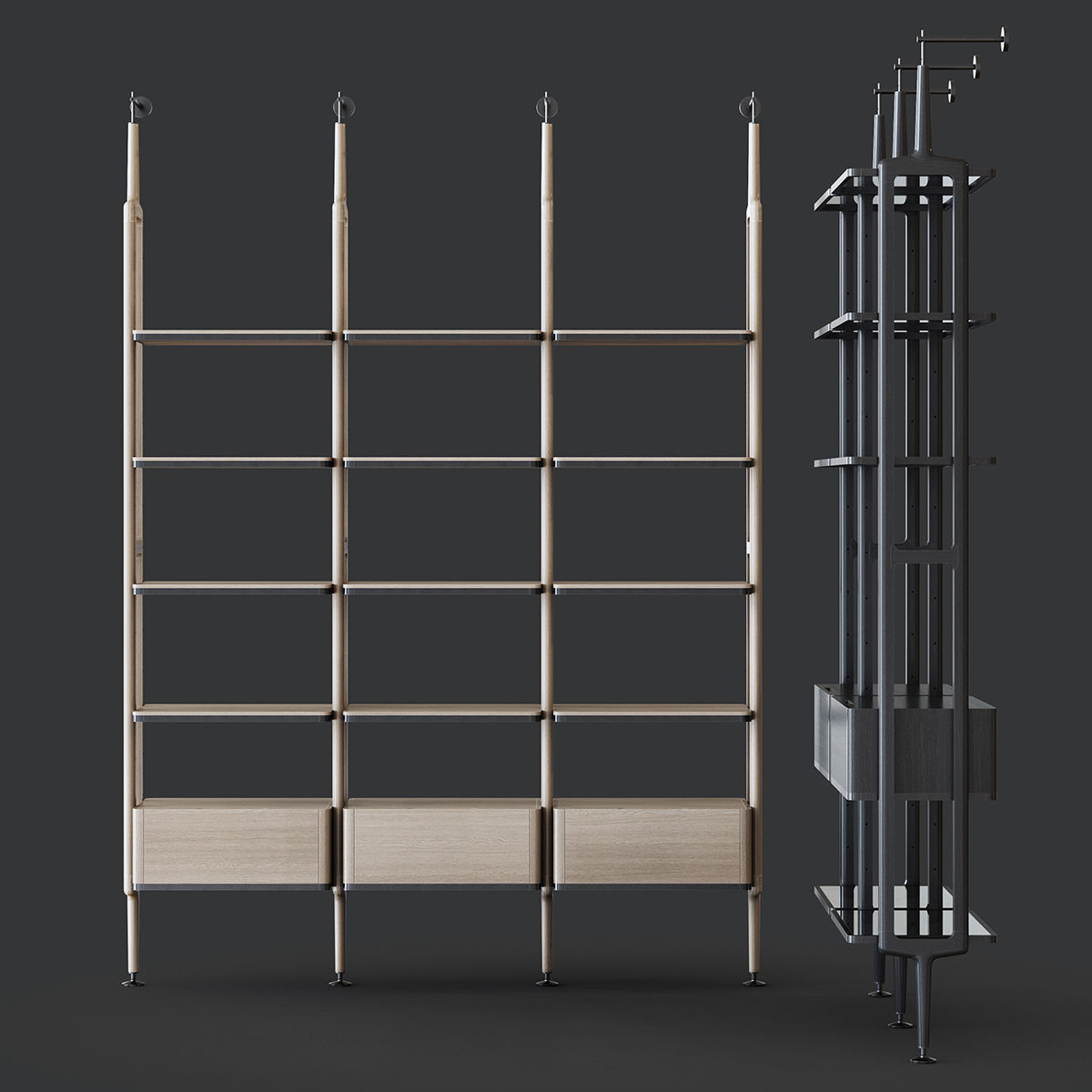 Aria rack by Porada 3D model_1