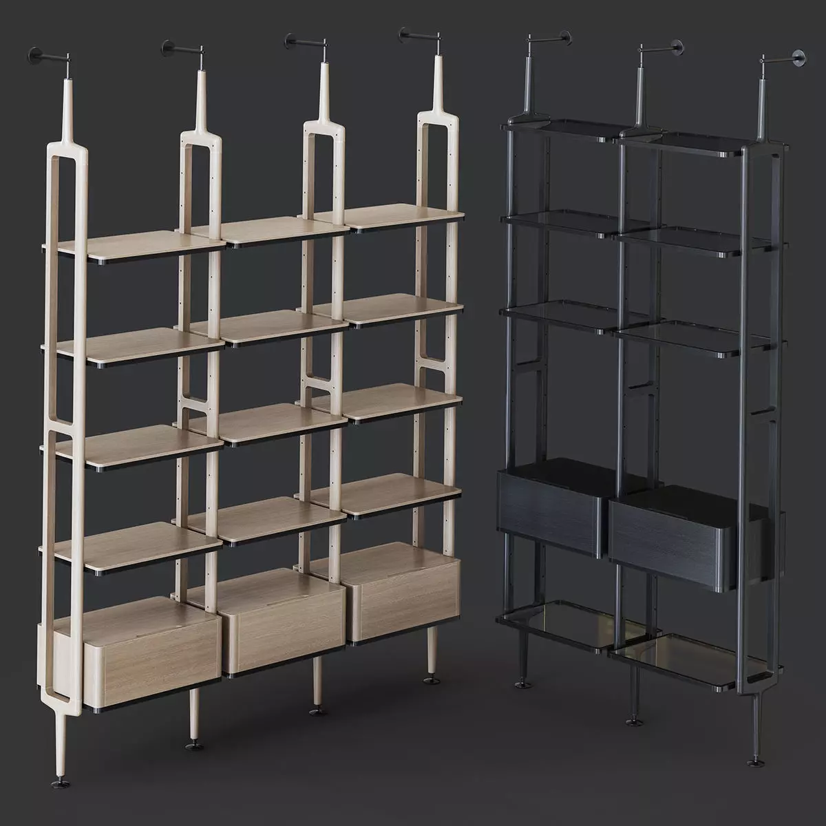 Aria rack by Porada 3D model_0