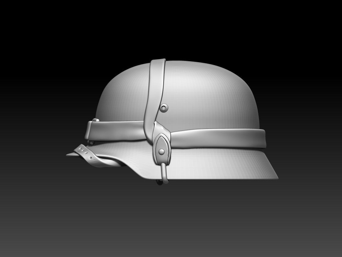 helmet wwii 3D print model_75