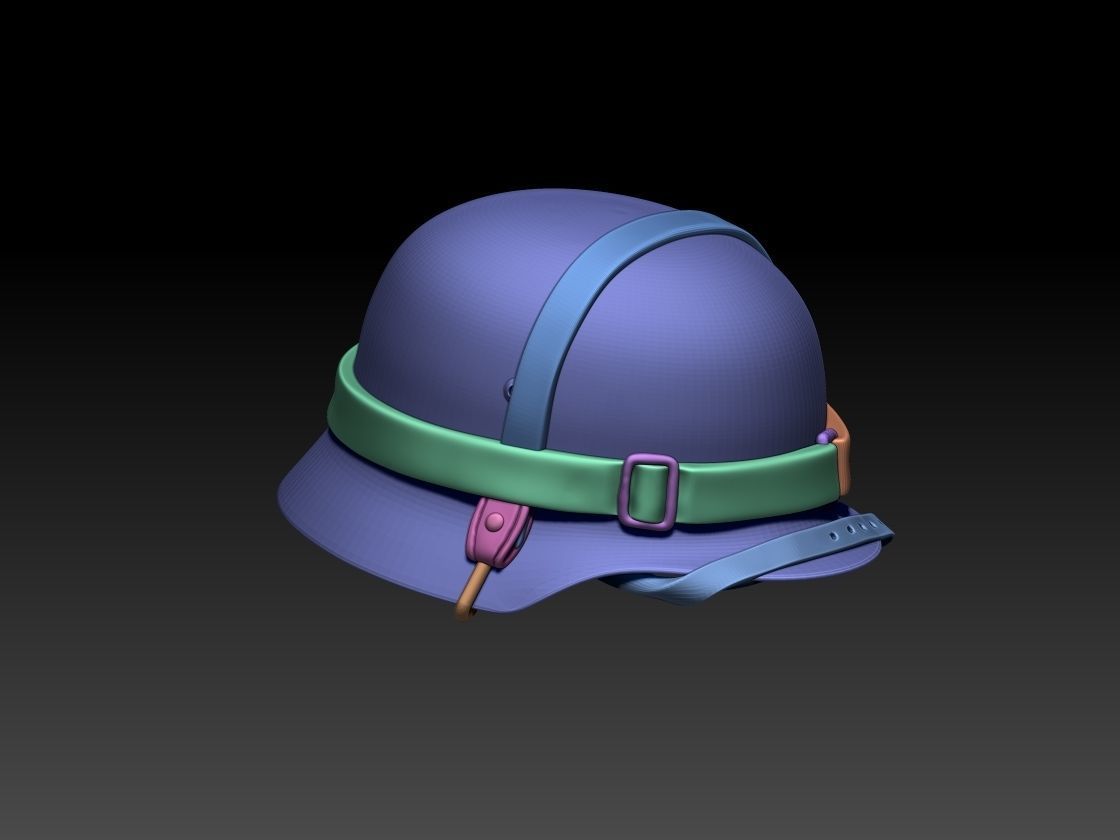 helmet wwii 3D print model_42