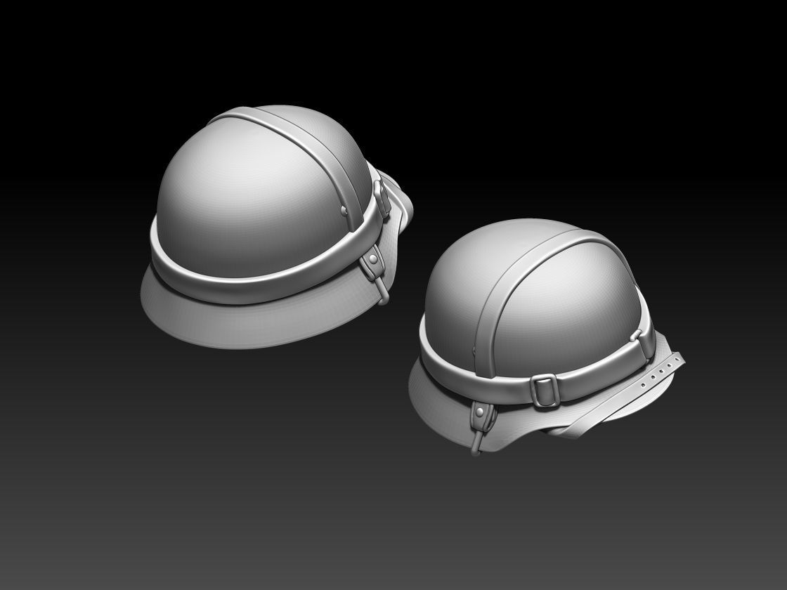 helmet wwii 3D print model_46