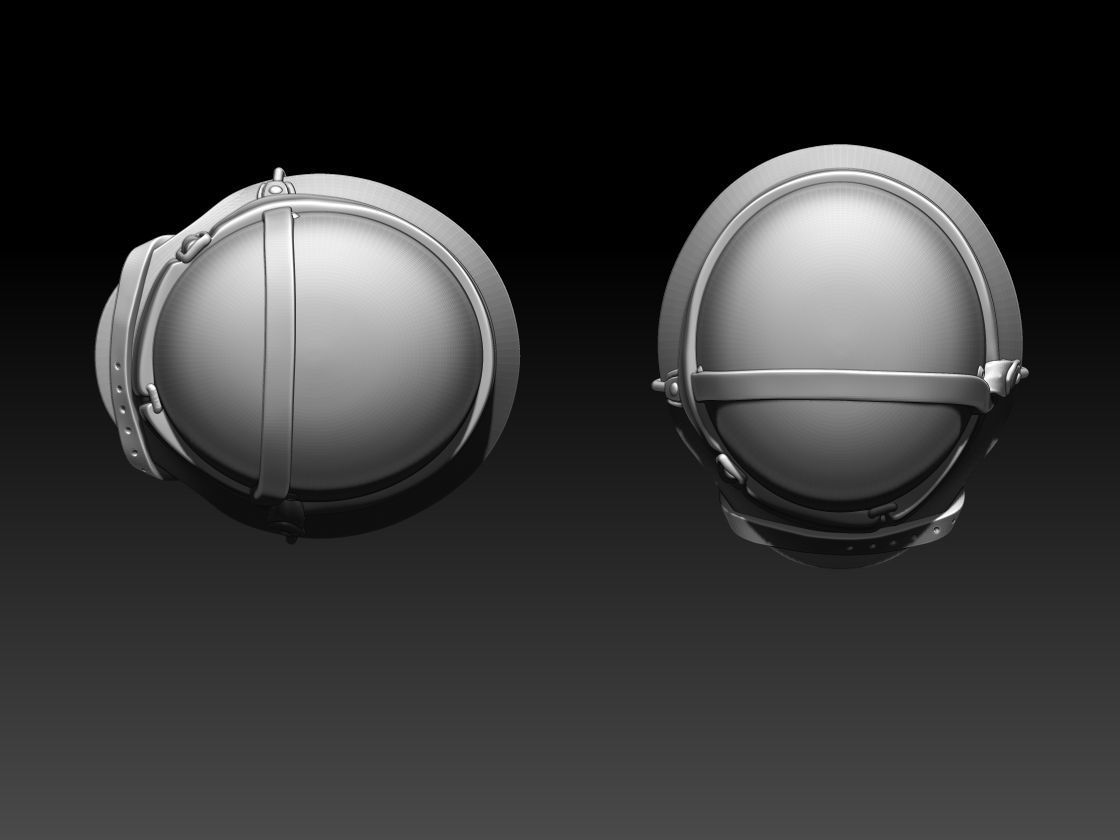 helmet wwii 3D print model_105