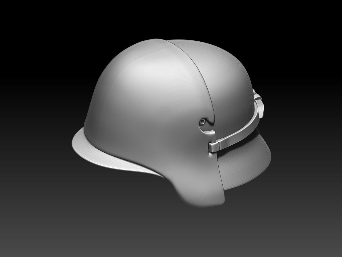 helmet wwii 3D print model_68