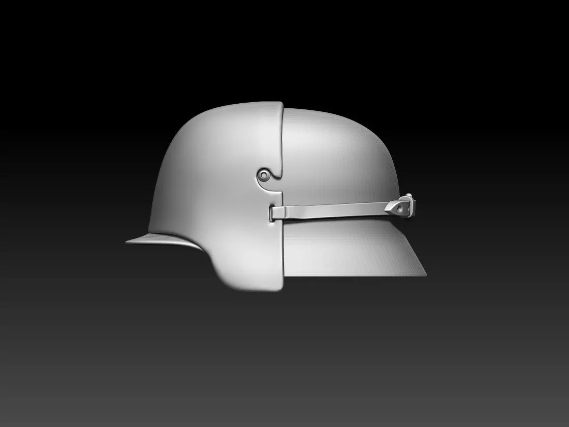 helmet wwii 3D print model_0