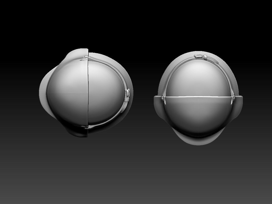 helmet wwii 3D print model_11