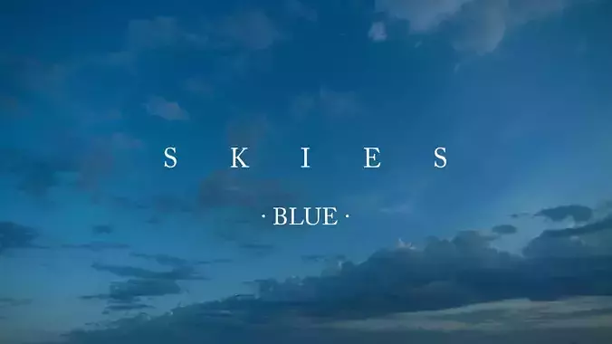 Skies 3 Blue