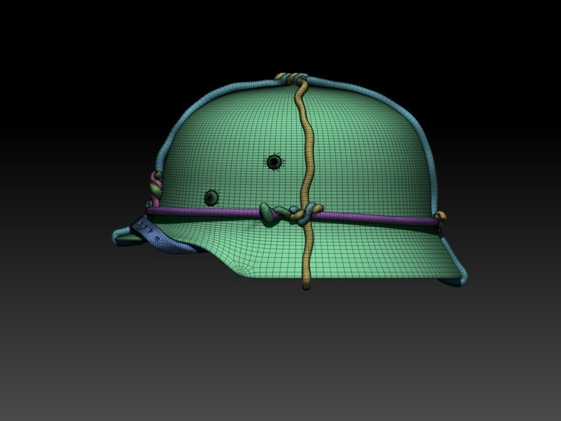 helmet 3D print model_8