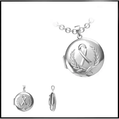 JCD White gold pendant metal file for jewelry making