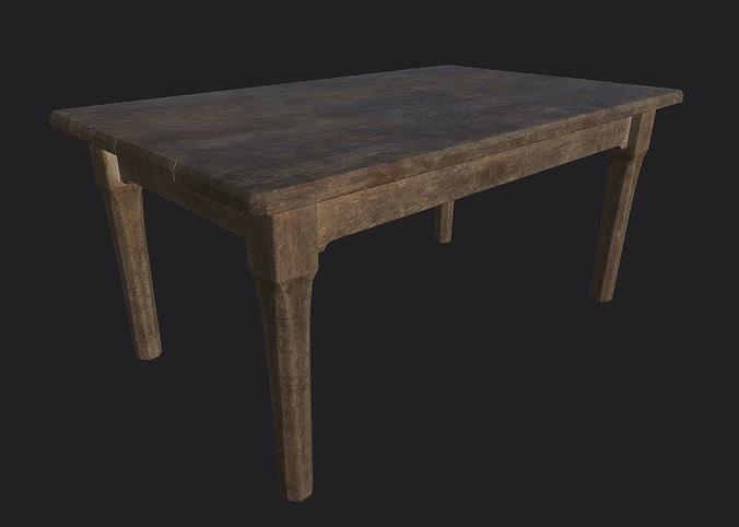 3D model Classic Table VR / AR / low-poly | CGTrader