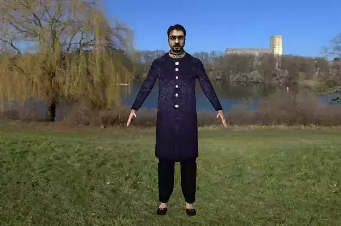 Indian man traditional dress