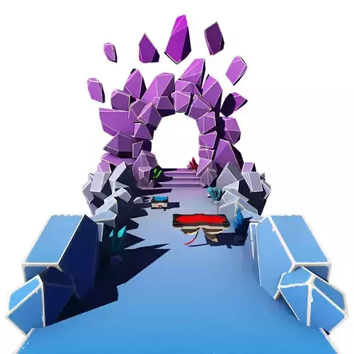 Fantasy Magic Level 3d model pack