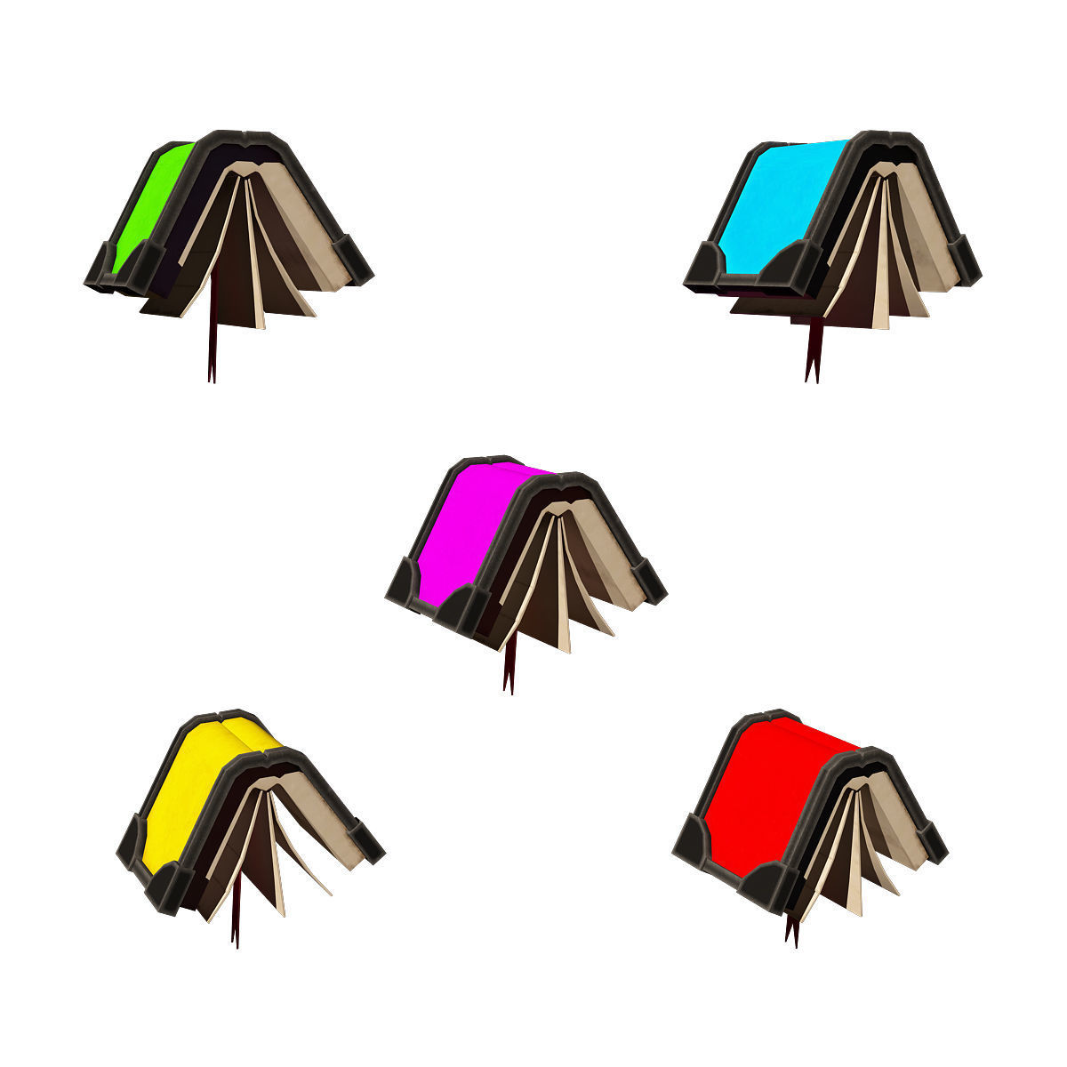 Fantasy Magic Level 3d model pack Low-poly 3D model_7