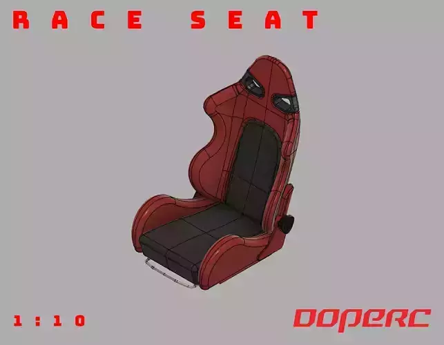 1to10 RC Race Seat 3D print model