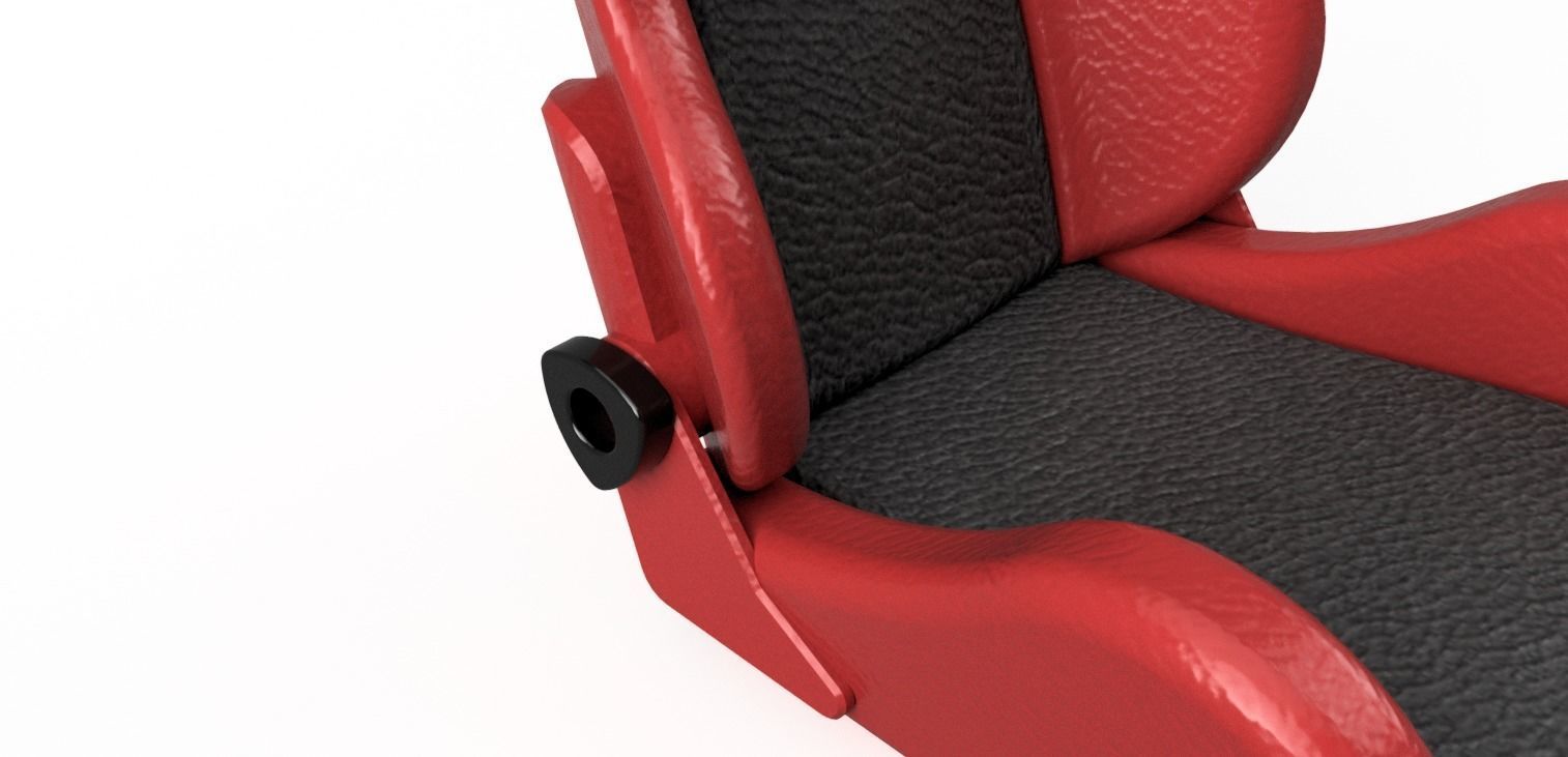 1to10 RC Race Seat 3D print model_6