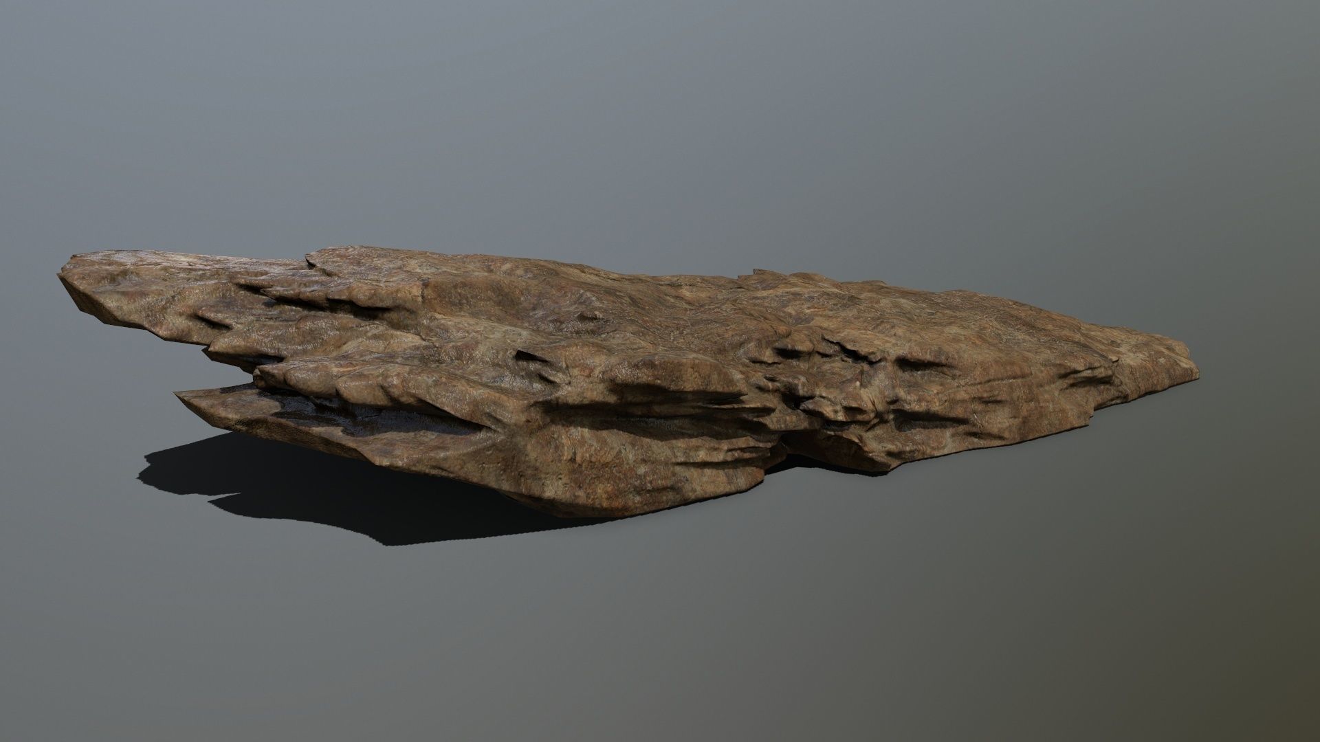 desert rock set 3 Low-poly 3D model_13