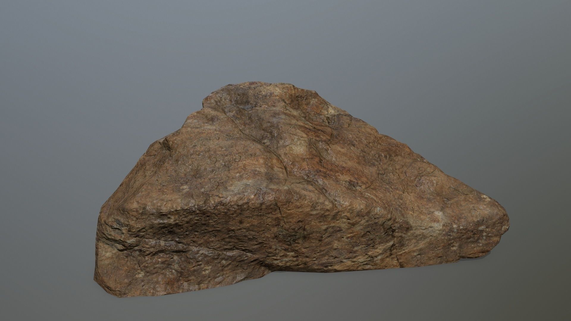 desert rock set 3 Low-poly 3D model_9