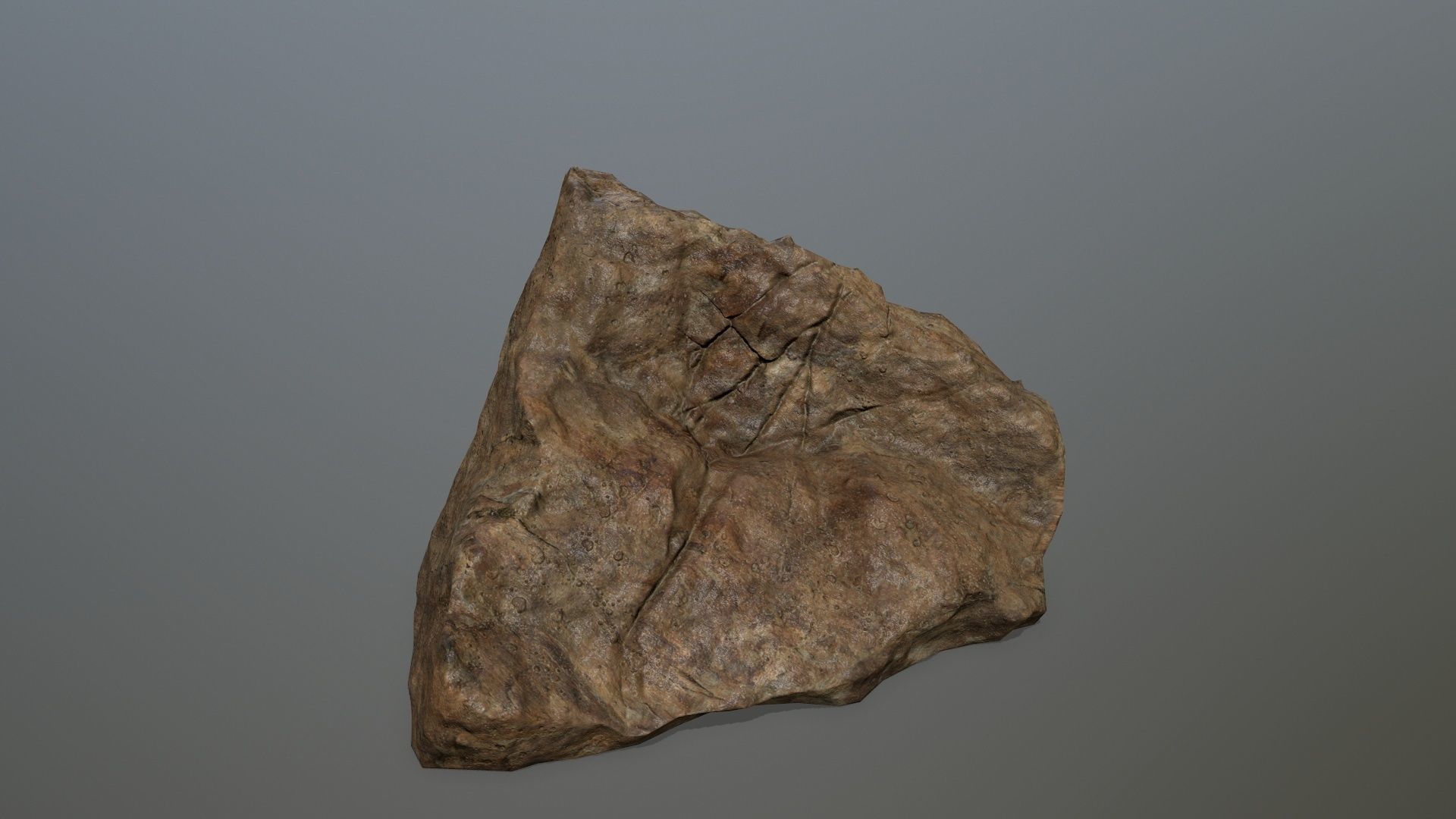 desert rock set 3 Low-poly 3D model_5