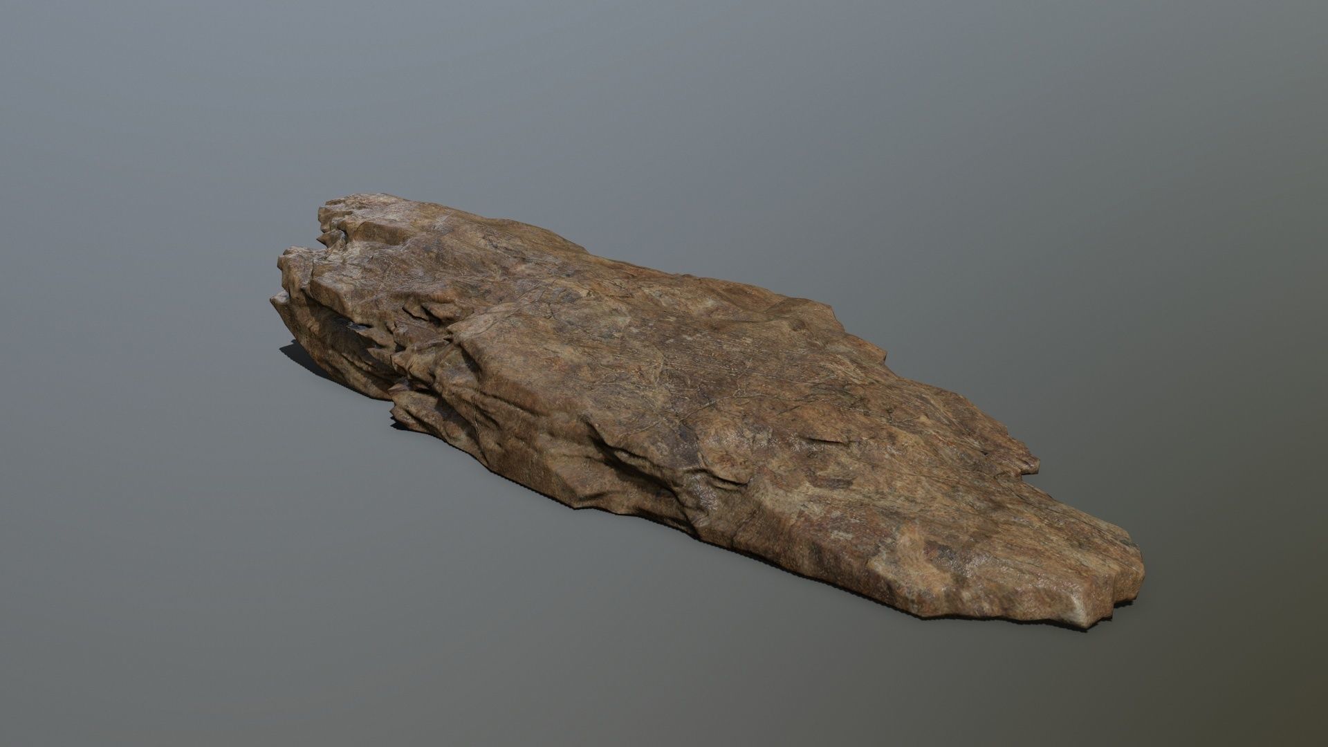 desert rock set 3 Low-poly 3D model_12