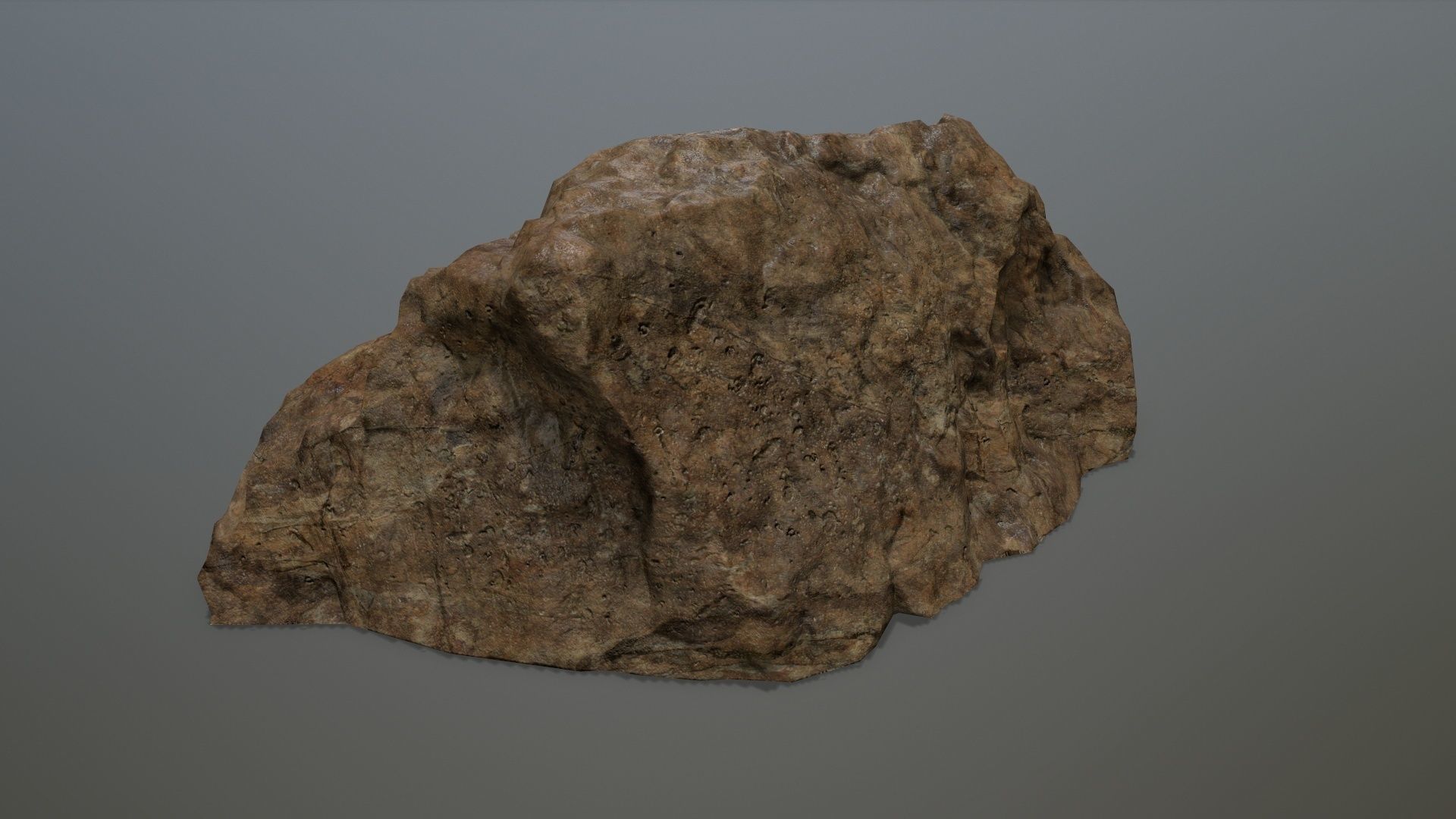 desert rock set 3 Low-poly 3D model_23