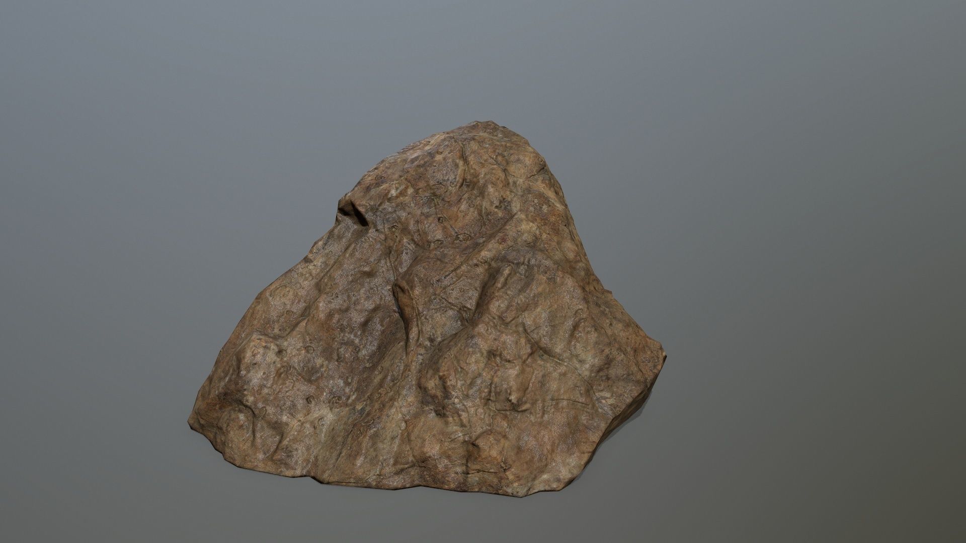 desert rock set 3 Low-poly 3D model_6