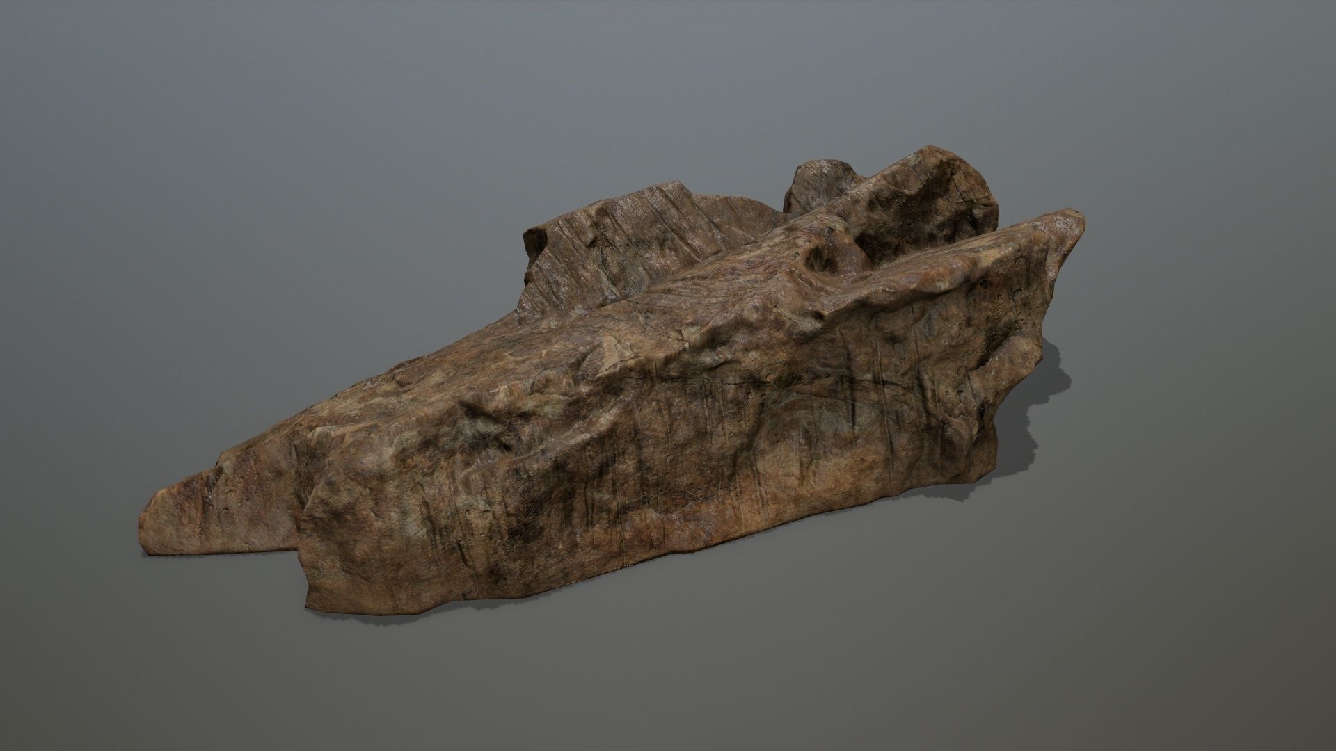 desert rock set 3 Low-poly 3D model_21