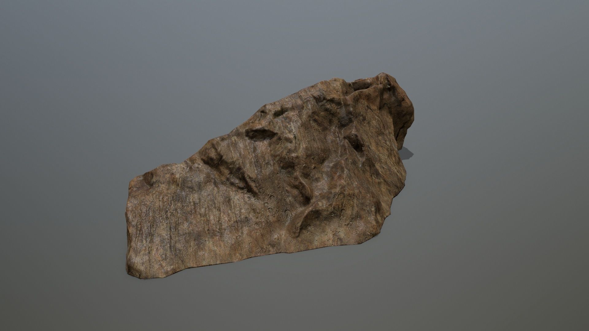 desert rock set 3 Low-poly 3D model_1