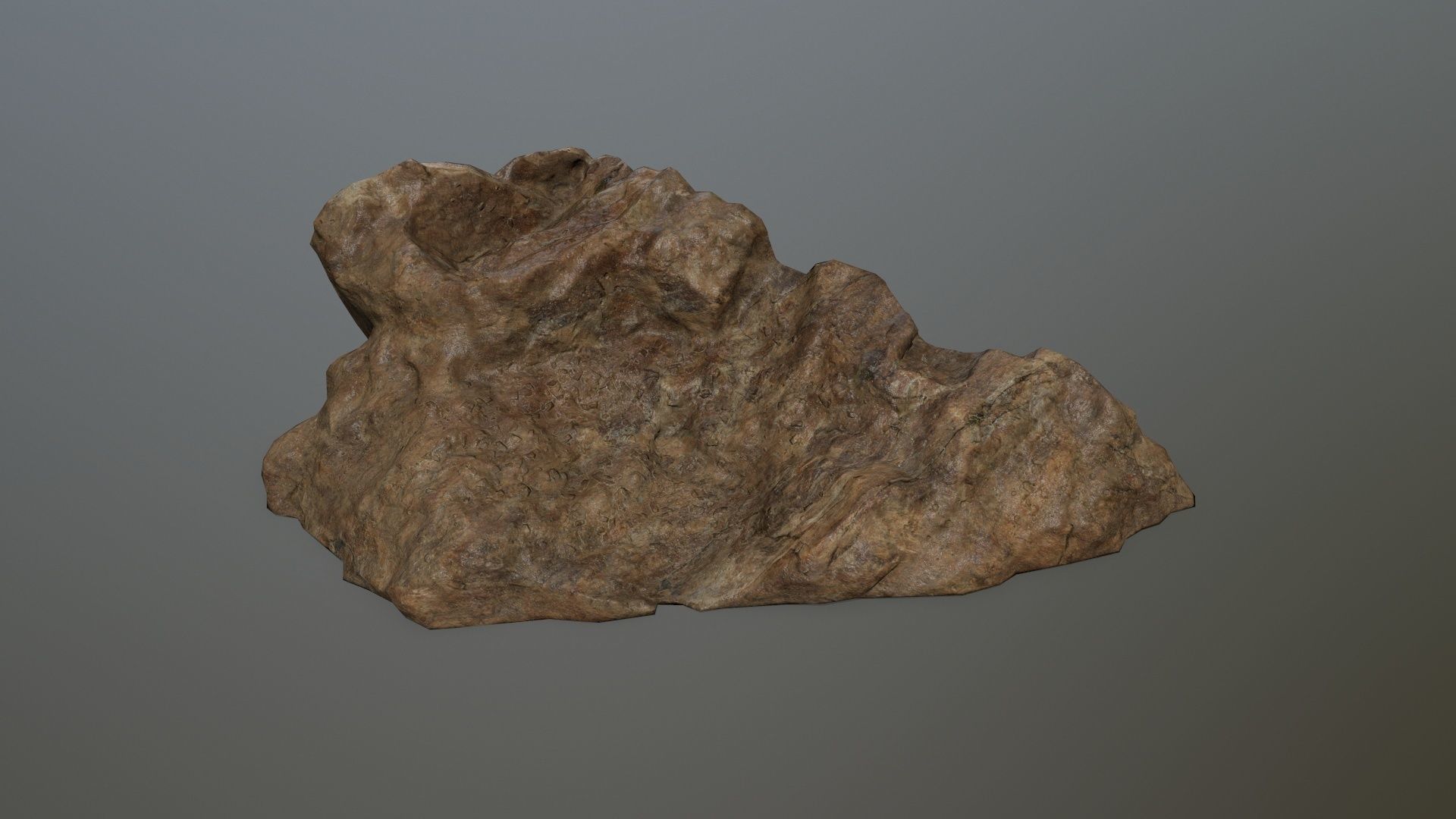 desert rock set 3 Low-poly 3D model_8