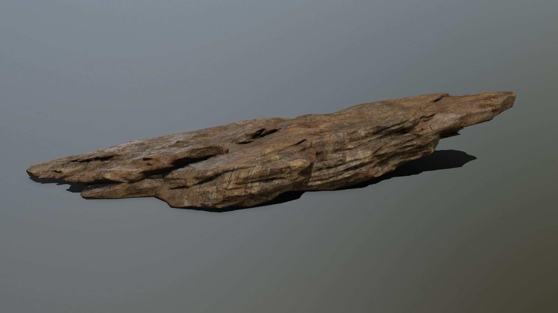 desert rock set 3 Low-poly 3D model_10