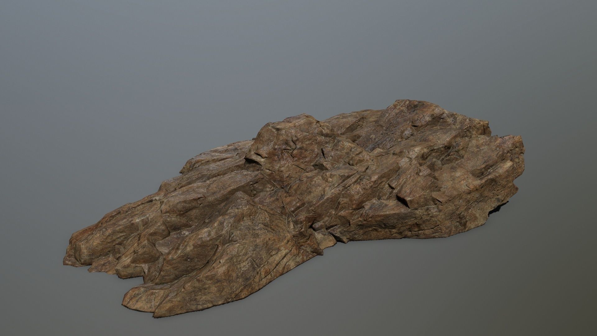 desert rock set 3 Low-poly 3D model_19