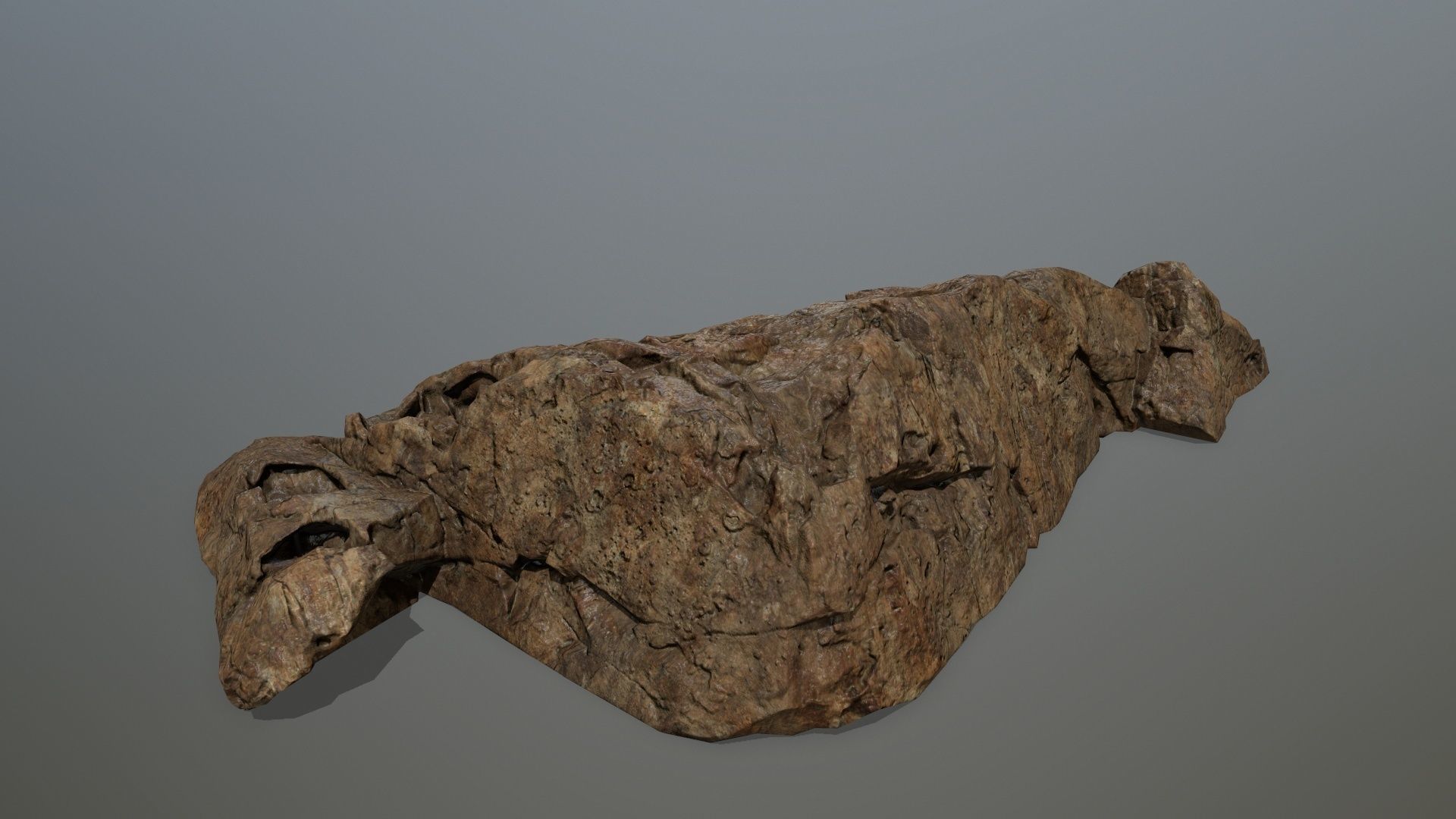 desert rock set 4 Low-poly 3D model_26