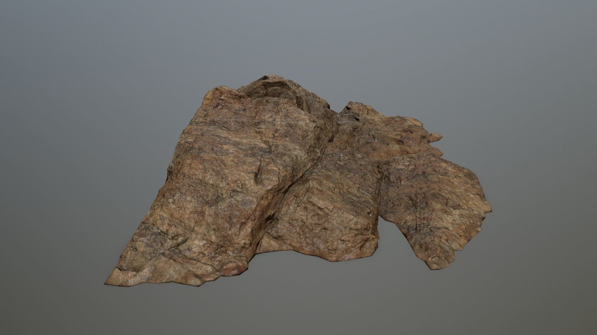 desert rock set 4 Low-poly 3D model_22