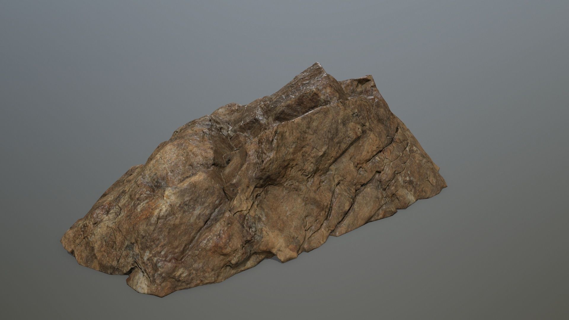 desert rock set 4 Low-poly 3D model_15