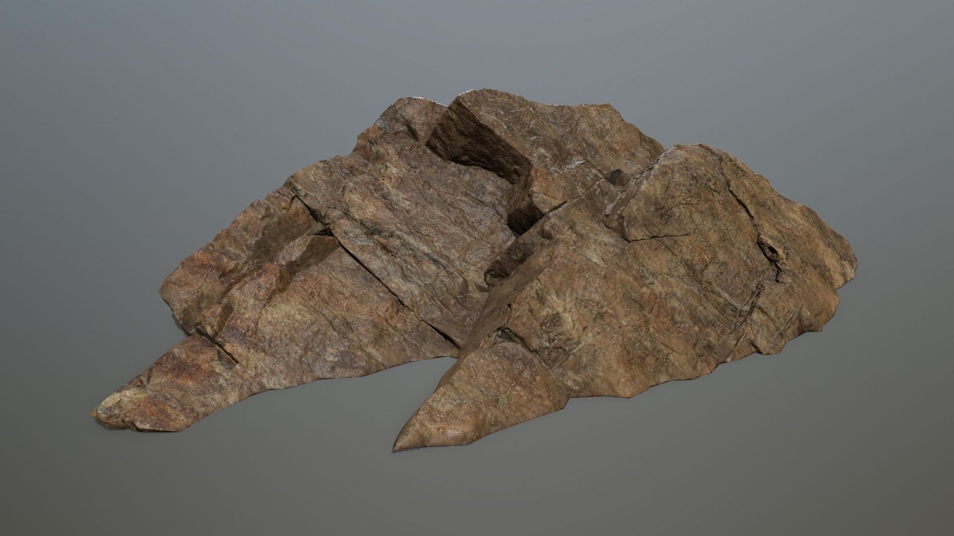 desert rock set 4 Low-poly 3D model_13
