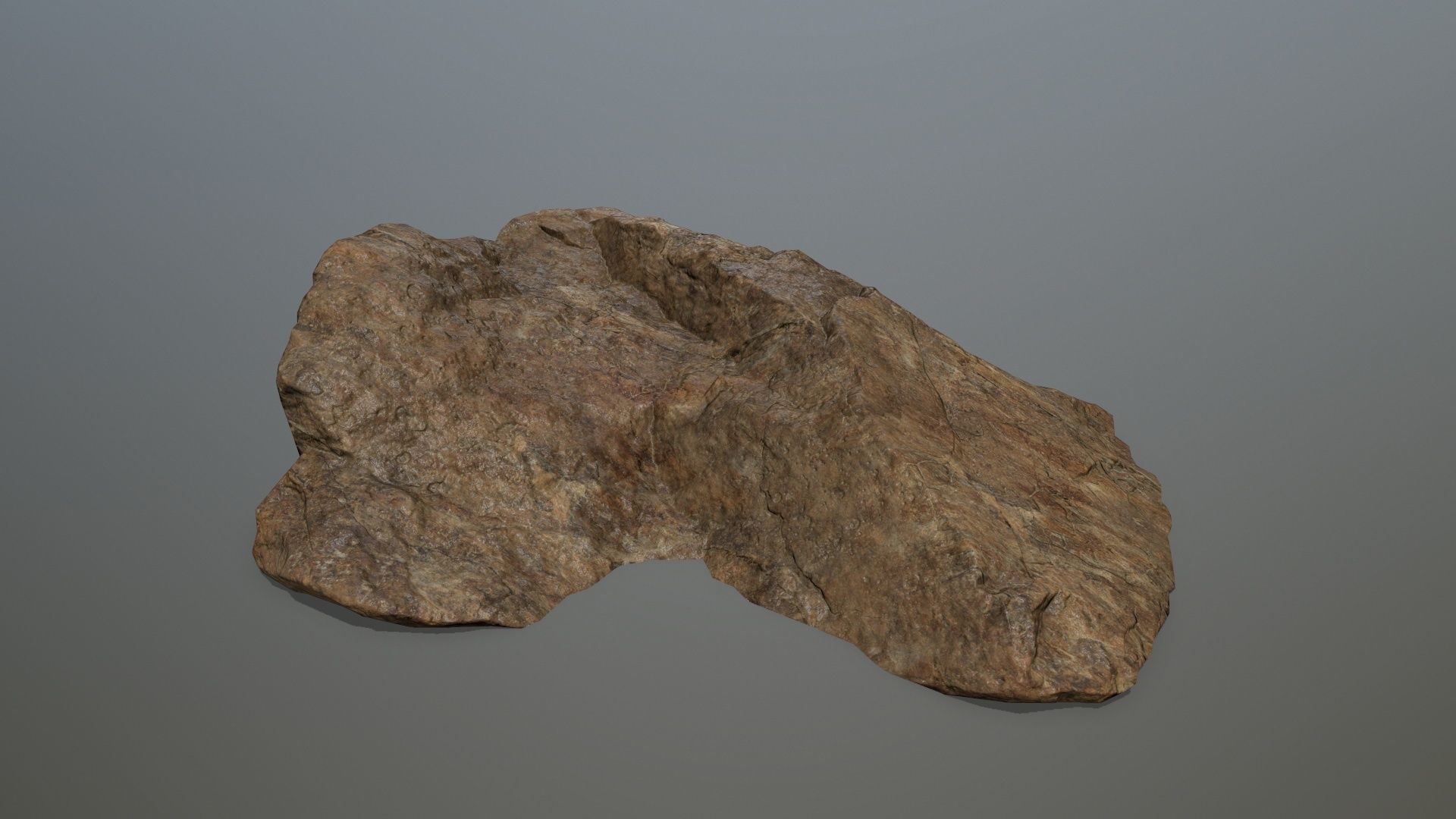 desert rock set 4 Low-poly 3D model_20