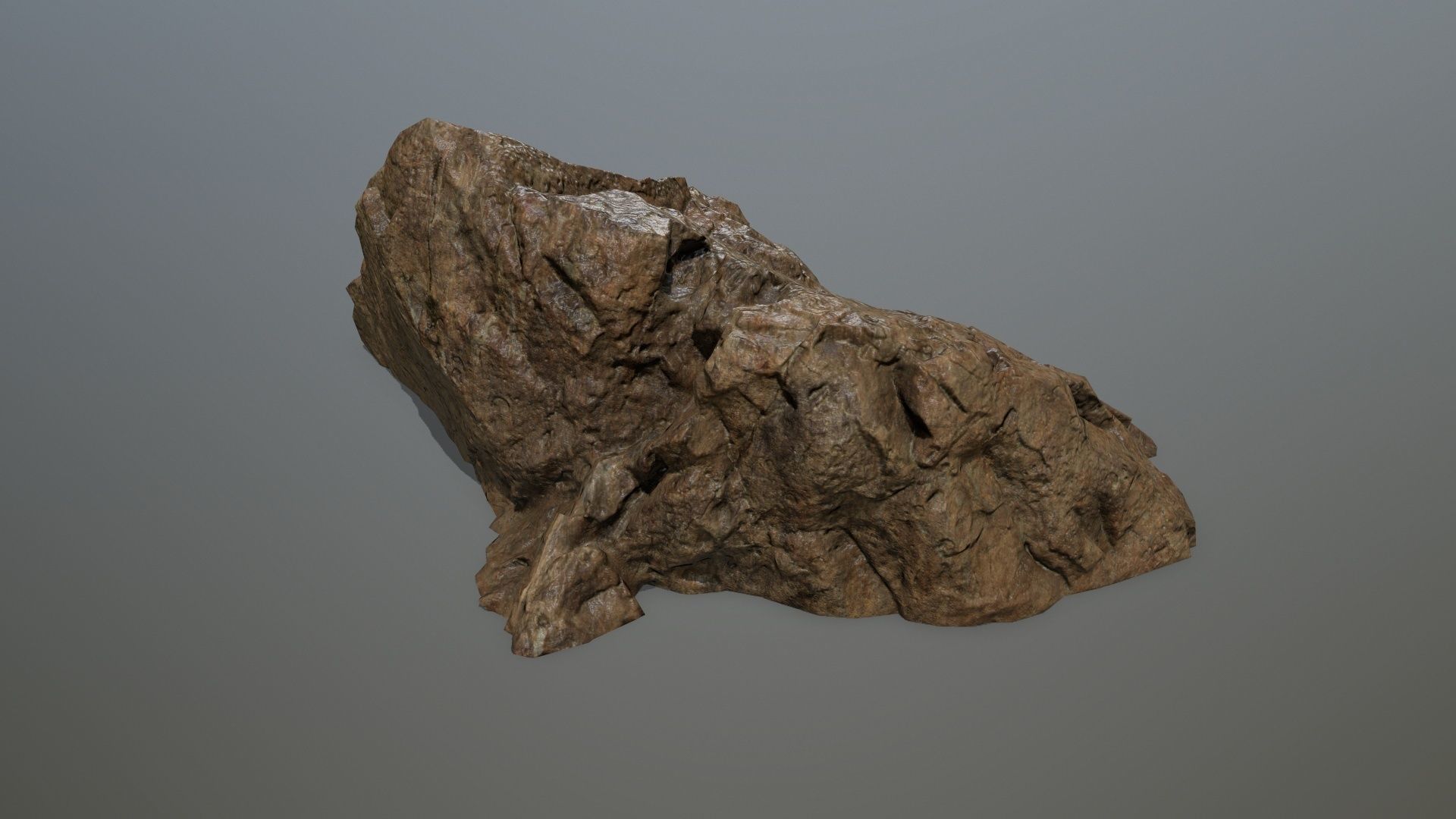 desert rock set 4 Low-poly 3D model_18