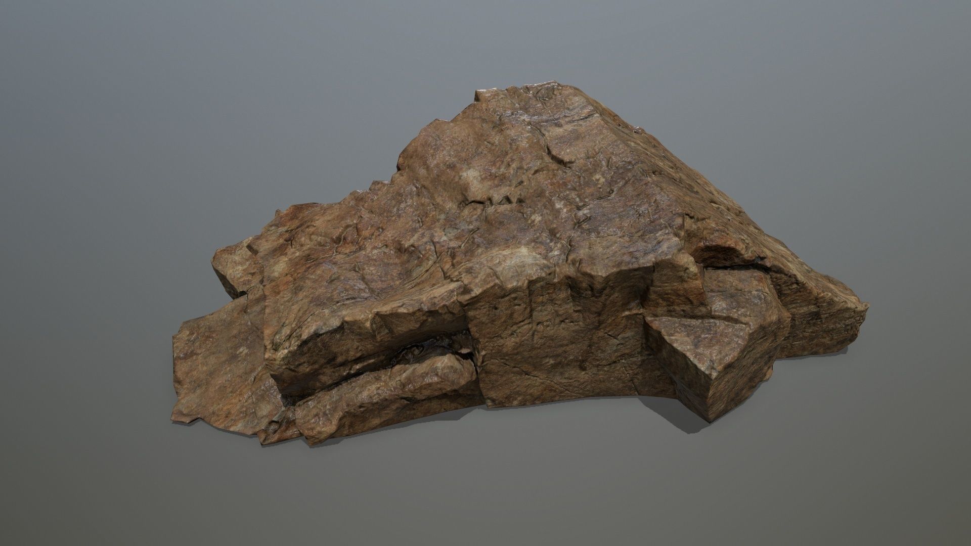 desert rock set 4 Low-poly 3D model_12