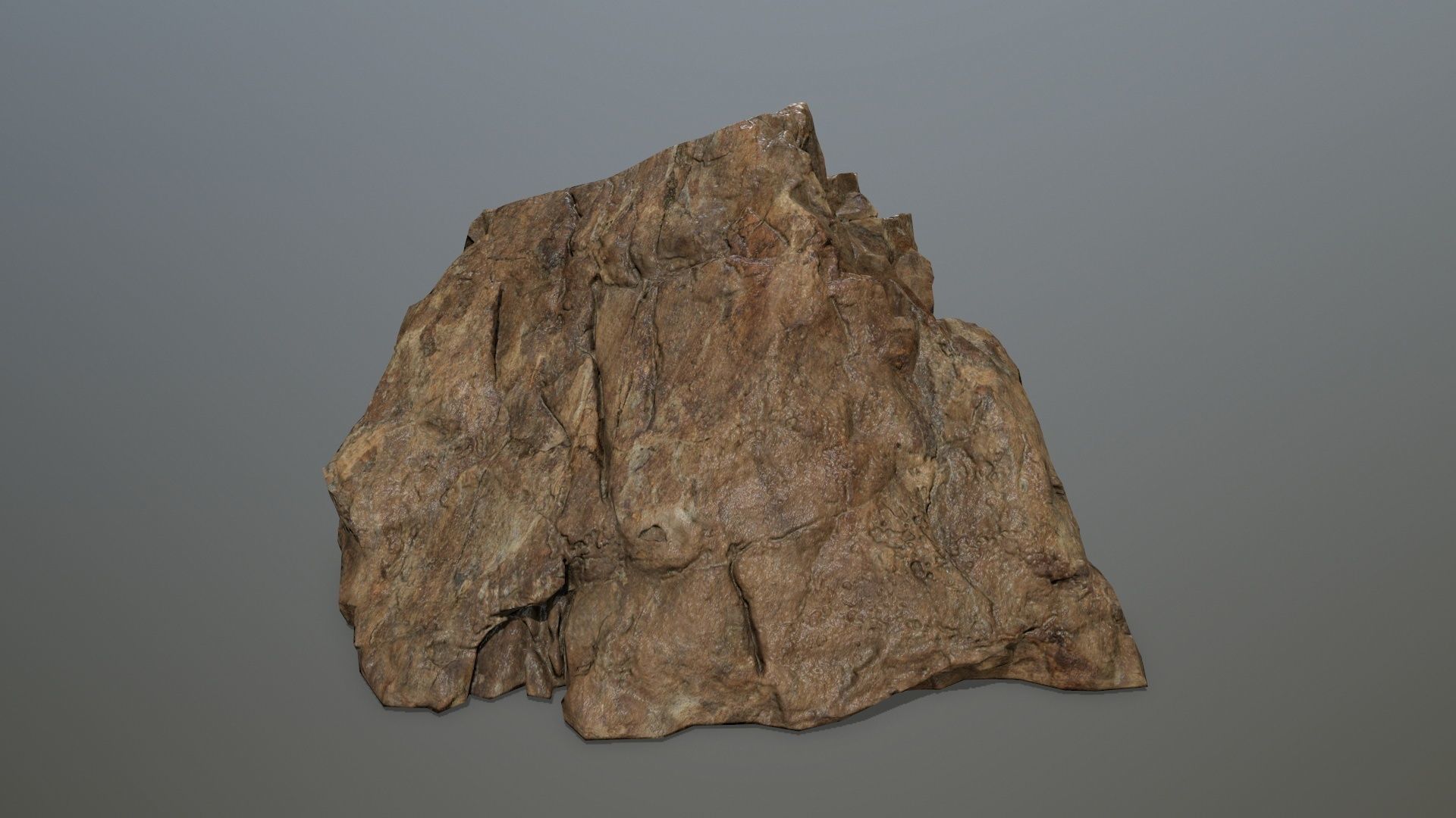 desert rock set 4 Low-poly 3D model_11