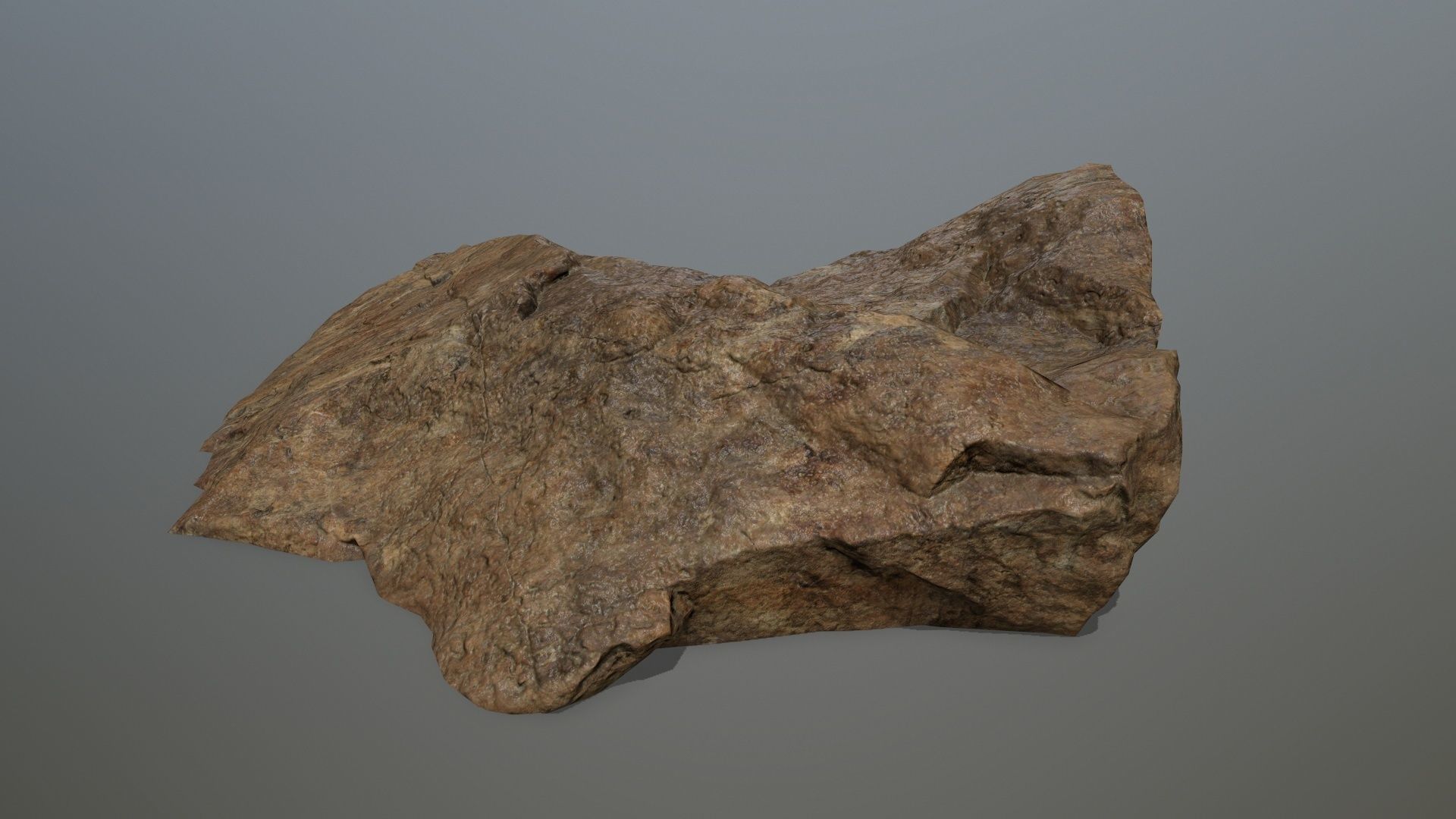 desert rock set 4 Low-poly 3D model_19