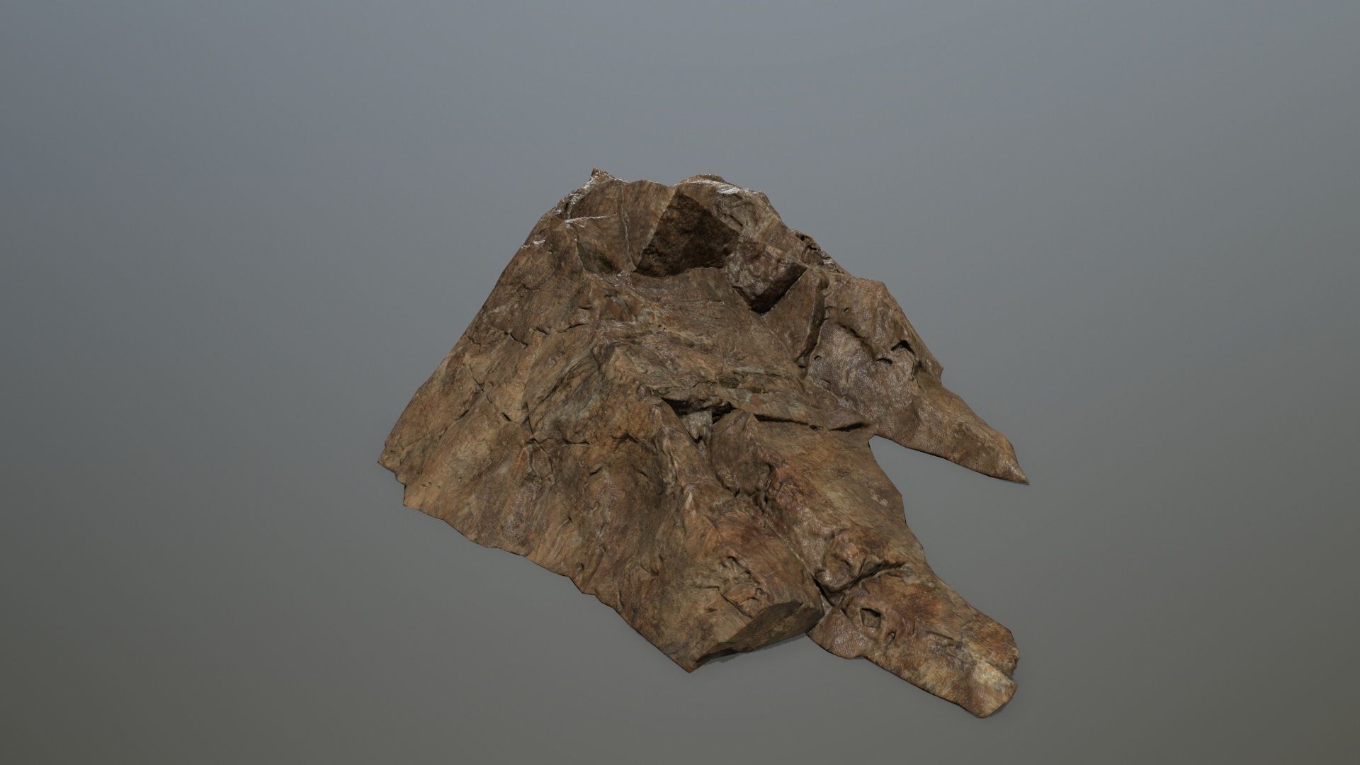desert rock set 4 Low-poly 3D model_14