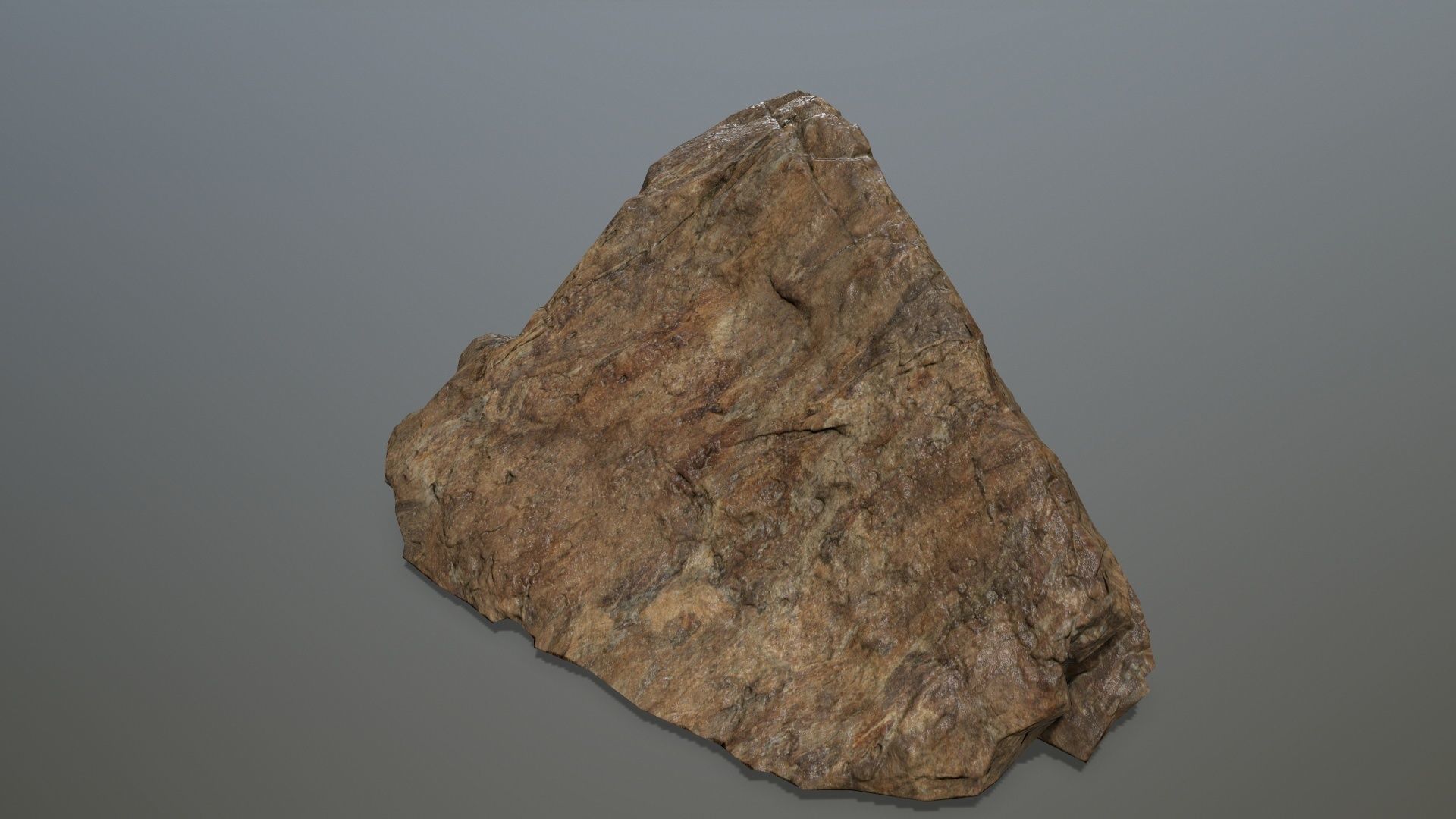 desert rock set 4 Low-poly 3D model_8
