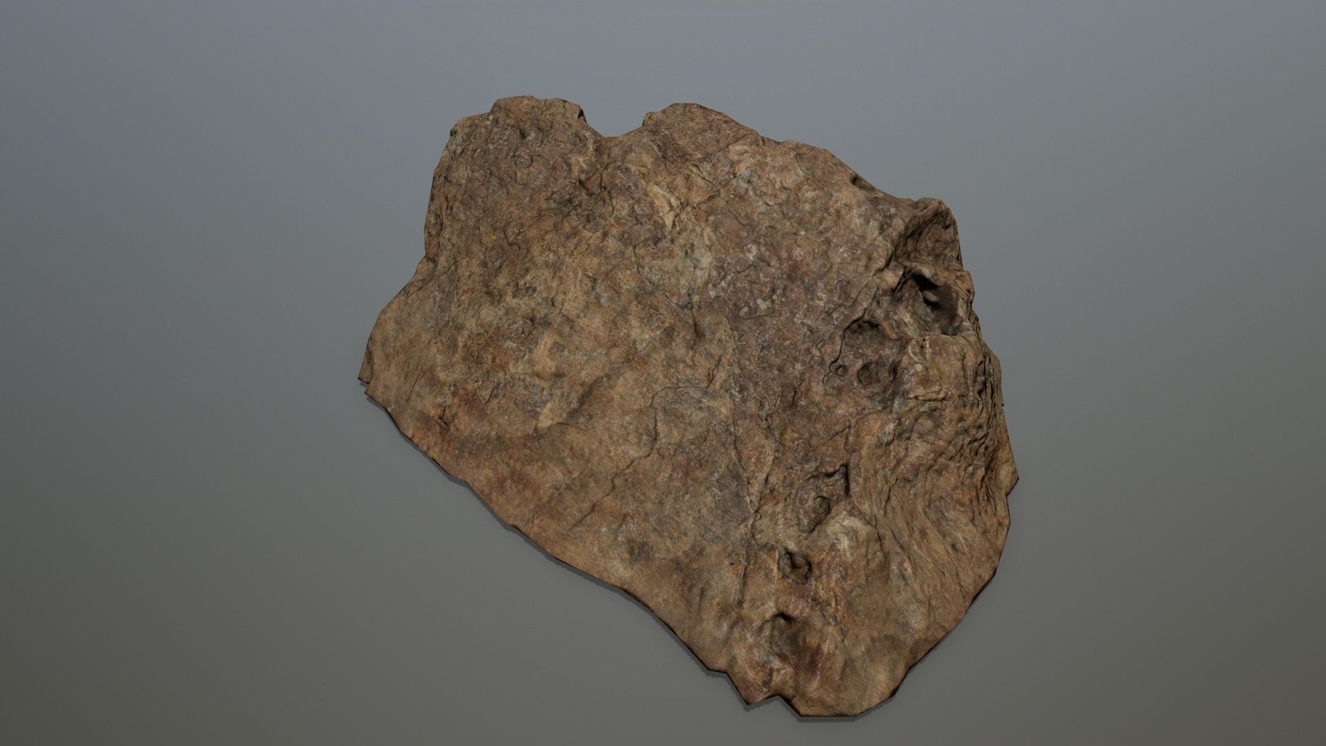 desert rock set 4 Low-poly 3D model_6