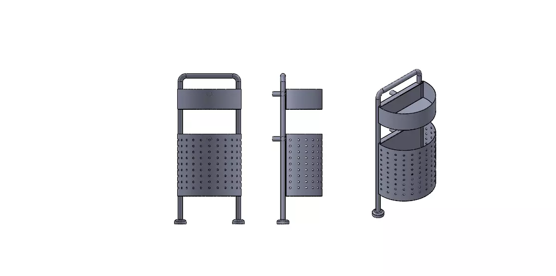 Trash Bin 3D model_0