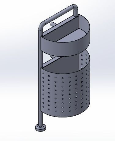 Trash Bin 3D model_1