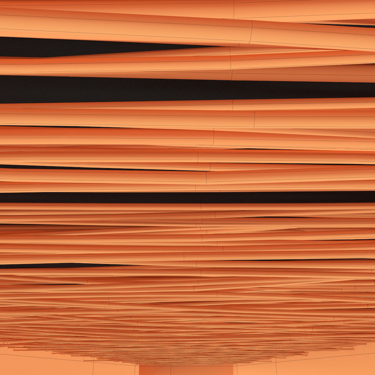 Ceiling canopy thin branch 3D model_13