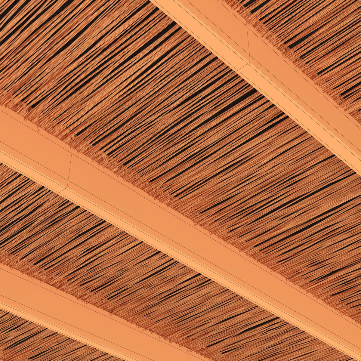 Ceiling canopy thin branch 3D model_11