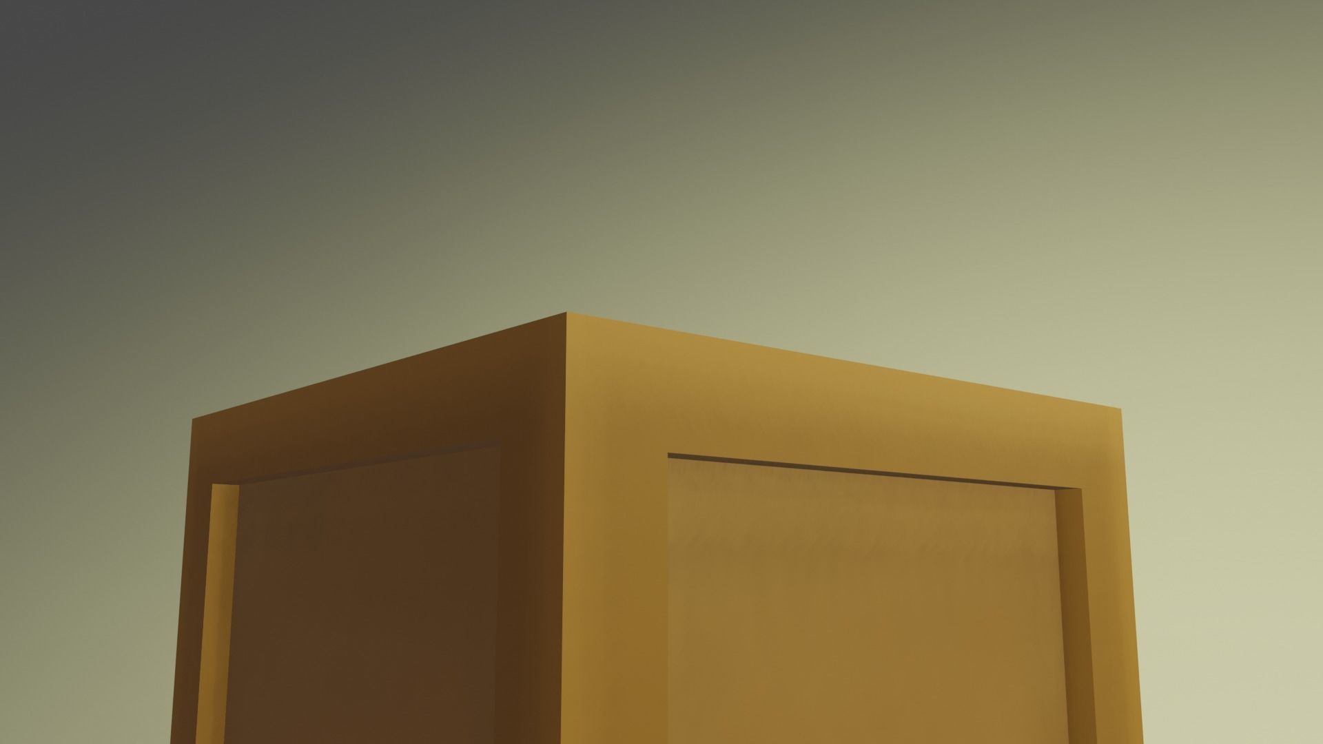 Simple game-ready box Free low-poly 3D model_2