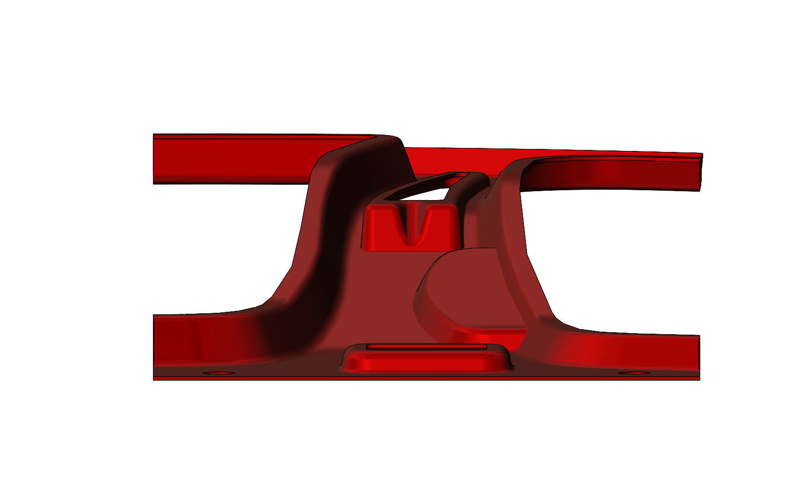 Car central pillar  3D print model_11