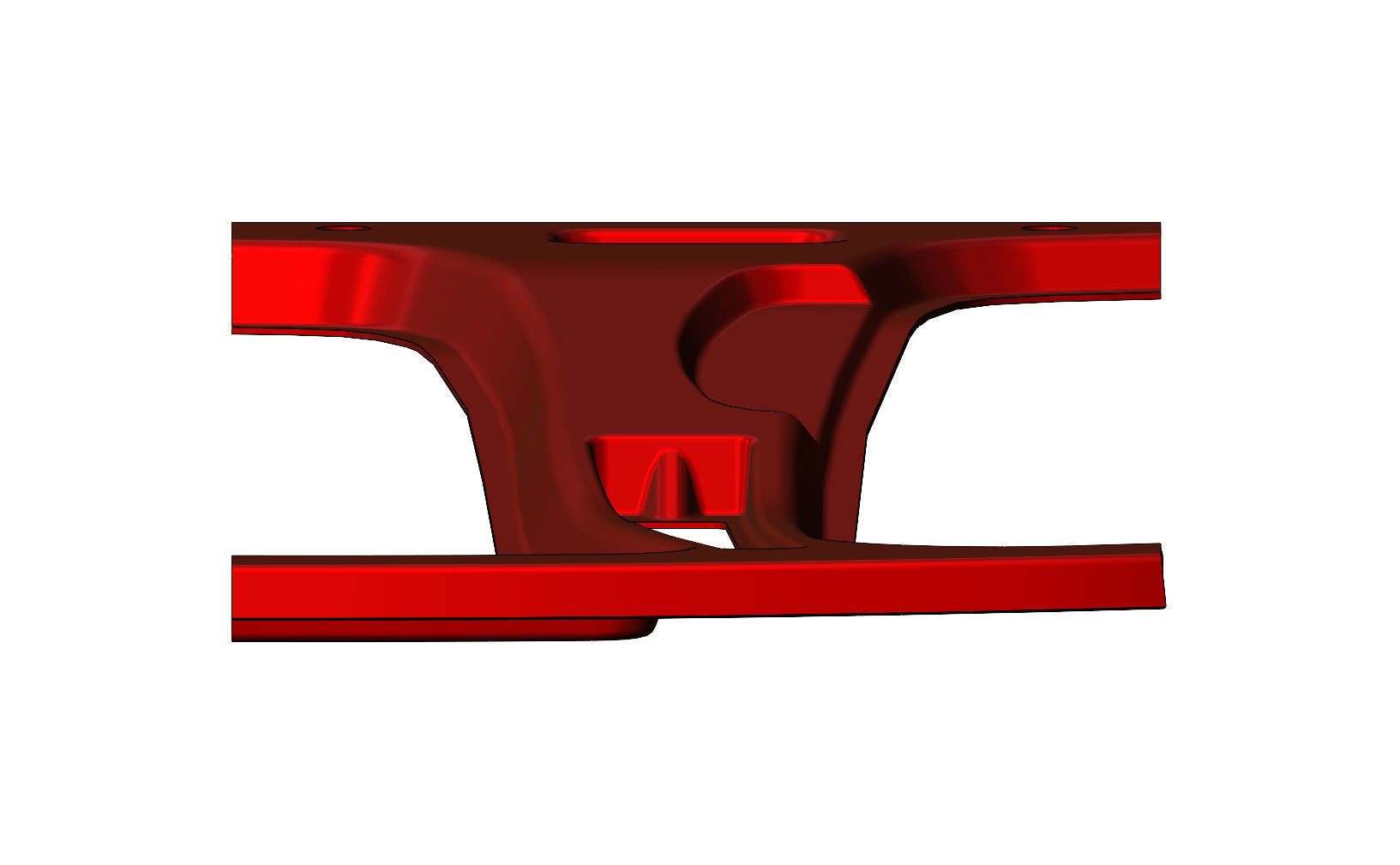 Car central pillar  3D print model_10