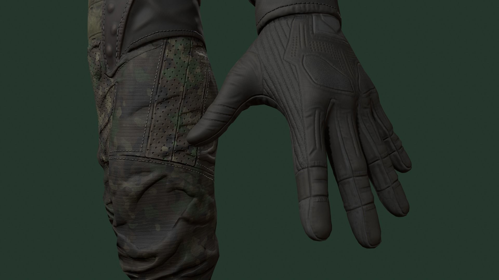 Soldier oculus rift character skins Low-poly 3D model_8