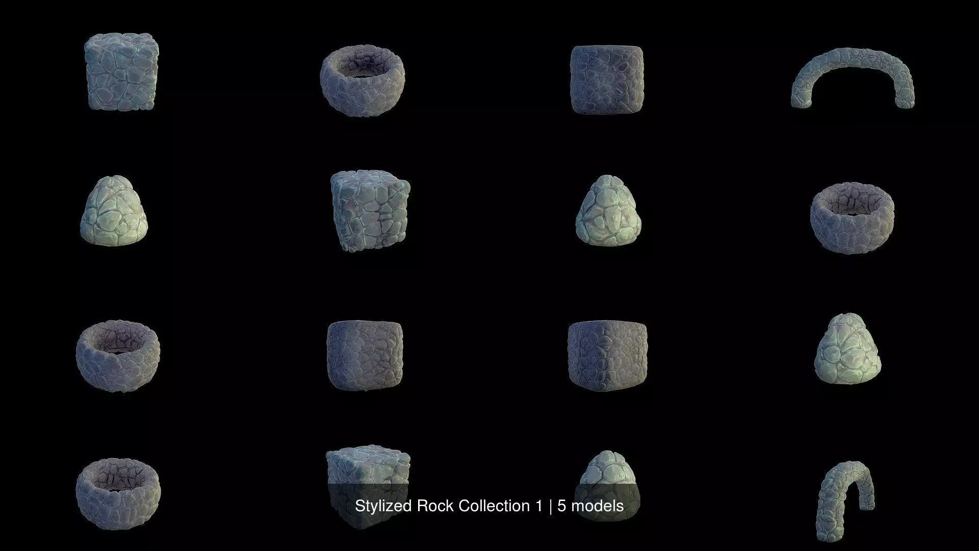 Stylized Rock Collection 1 _1